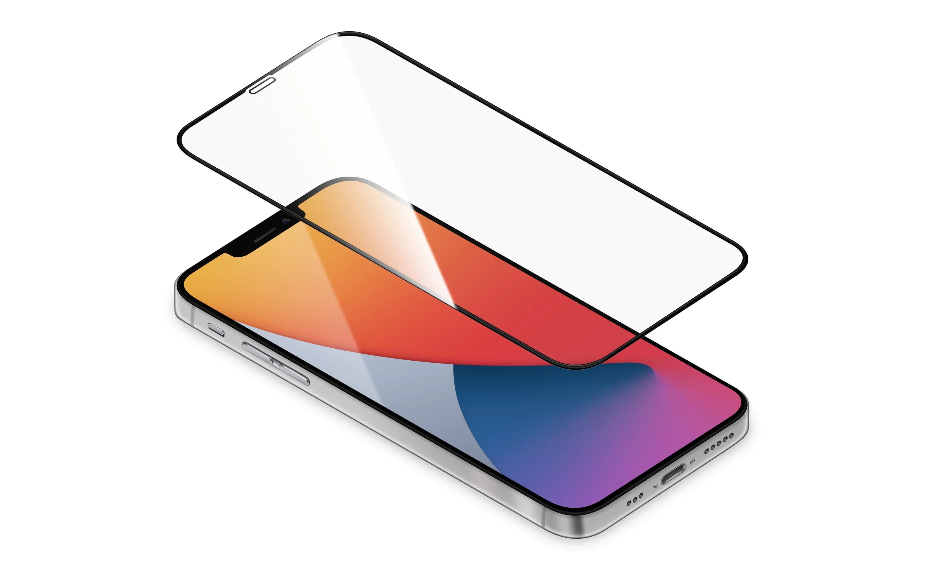 Torrii Bodyglass Anti-Bacterial Coating Full Coverage Curved For iPhone 12 & 12 Pro - Black - Tashqila Torrii Bodyglass Anti-Bacterial Coating Full Coverage Curved For iPhone 12 & 12 Pro - Black - Tashqila